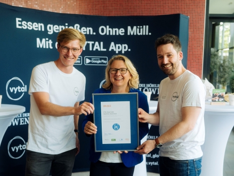 Blauer Engel für Mehrwegsysteme to-go von Vytal -